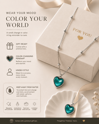 Elyrisa Color-Changing Mood Necklace