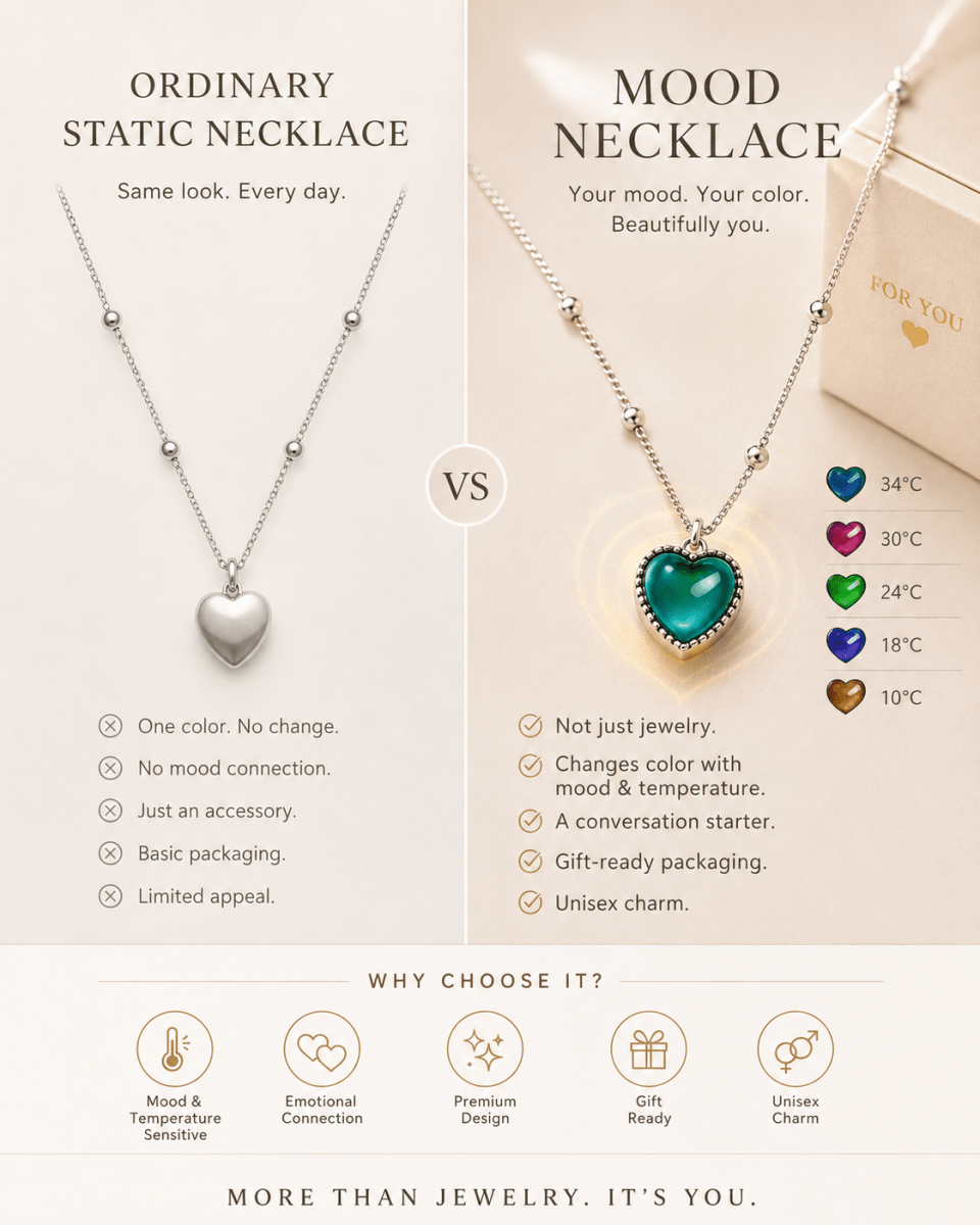 Elyrisa Color-Changing Mood Necklace