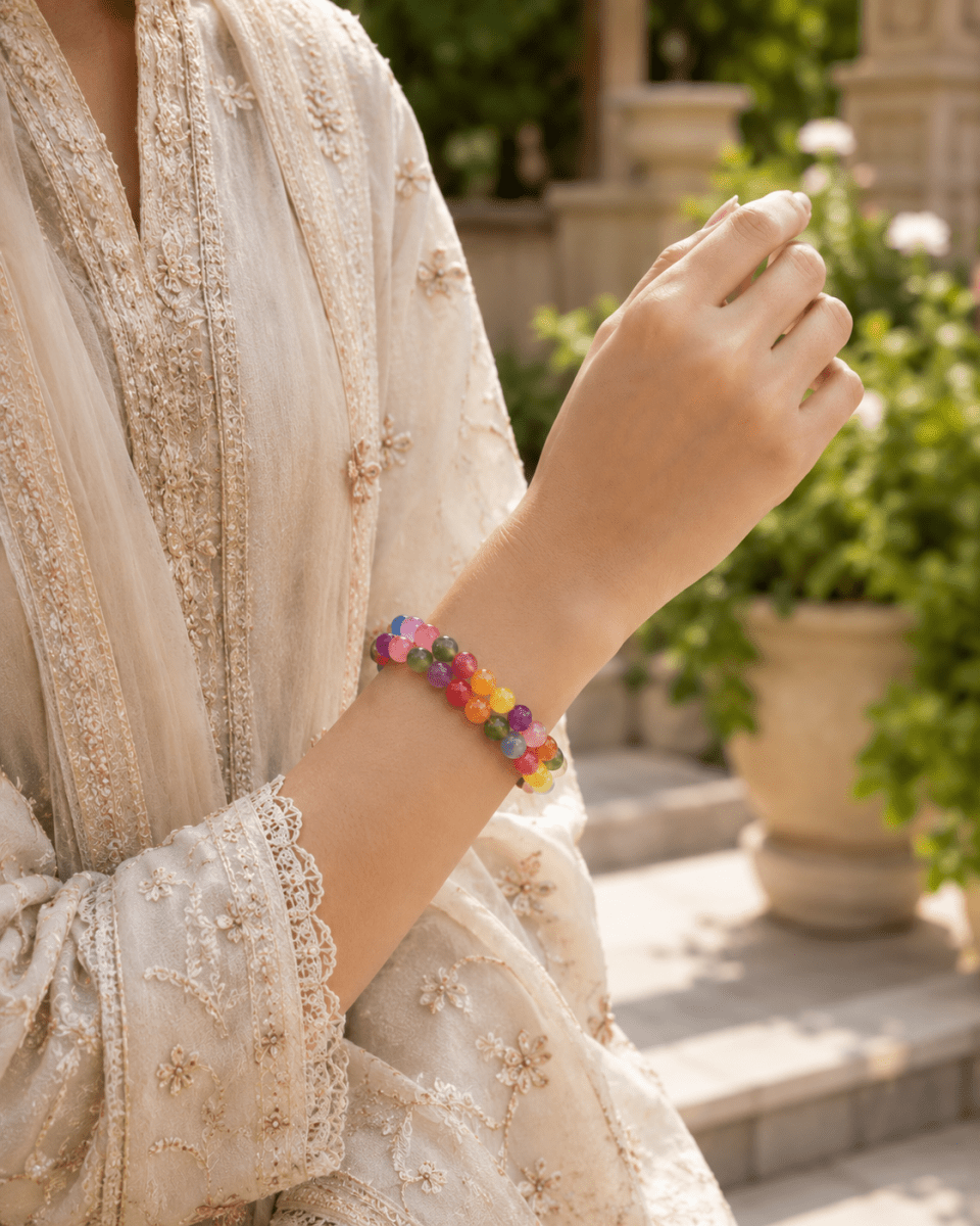 Rainbow UV Reactive Bracelet | Color Changing Bracelet